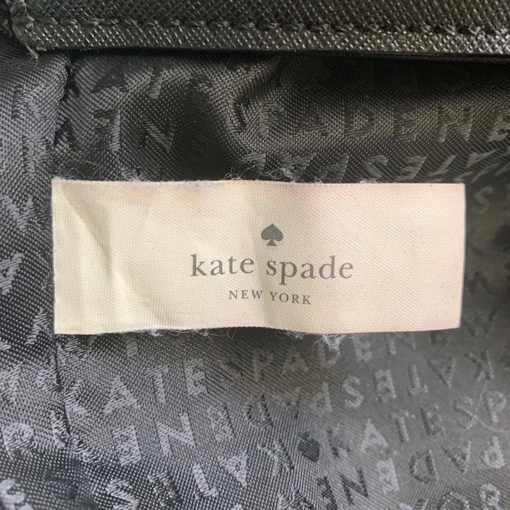 Kate Spade Johanna black Wesley Place suede tote - Picture 9 of 11